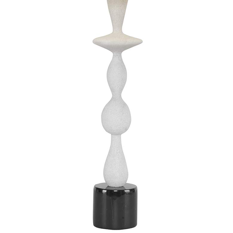 Image 4 Uttermost Inverse White Pedestal Table Lamp more views