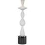 Uttermost Inverse White Pedestal Table Lamp