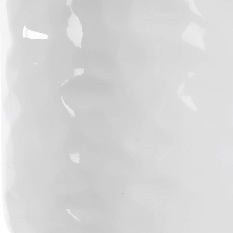 Image 6 Uttermost Iona White Glaze Ceramic Table Lamp more views