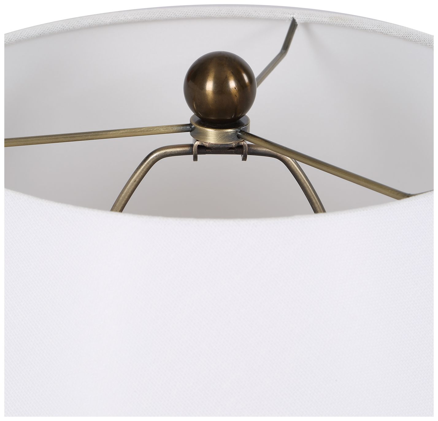 Image 7 Uttermost Irena 38 1/2" White Ceramic Table Lamp more views