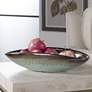 Uttermost Iroquois Mint Green Brown Decorative Bowl