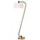Uttermost Irwin Antique Brass and Bronze Arched Floor Lamp