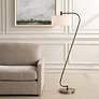 3_Uttermost Irwin Antique Brass and Bronze Arched Floor Lamp more views