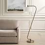 4_Uttermost Irwin Antique Brass and Bronze Arched Floor Lamp more views
