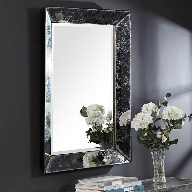 Image 1 Uttermost Isla Vintage Antique 32" x 44" Wall Mirror