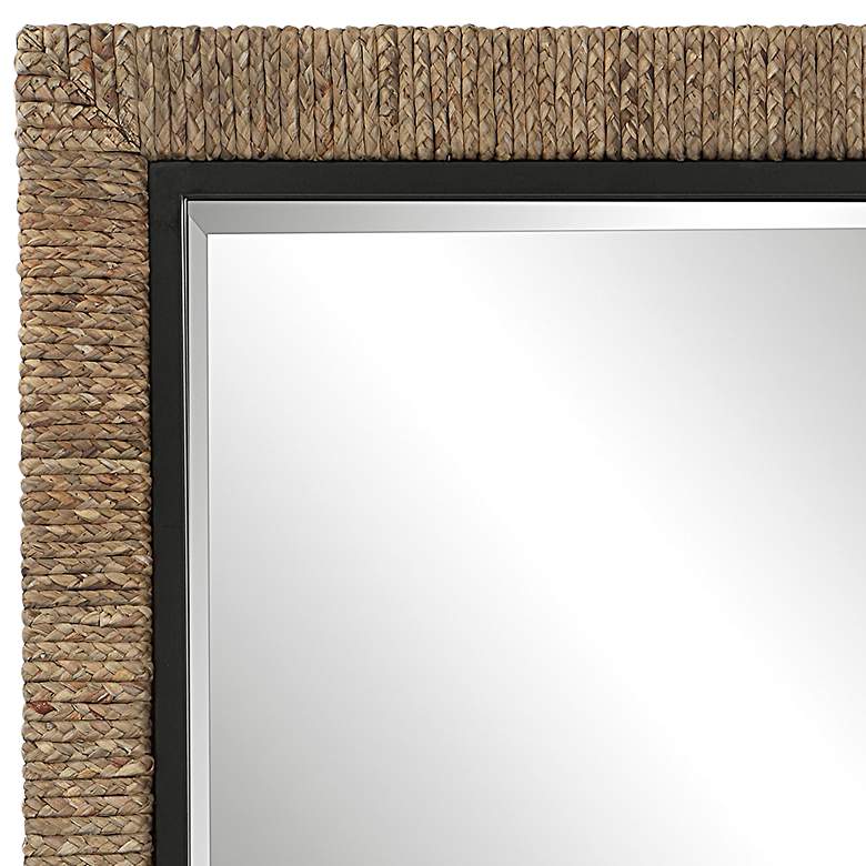 Image 3 Uttermost Island Natural Straw 29 1/2" x 41 1/2" Wall Mirror more views