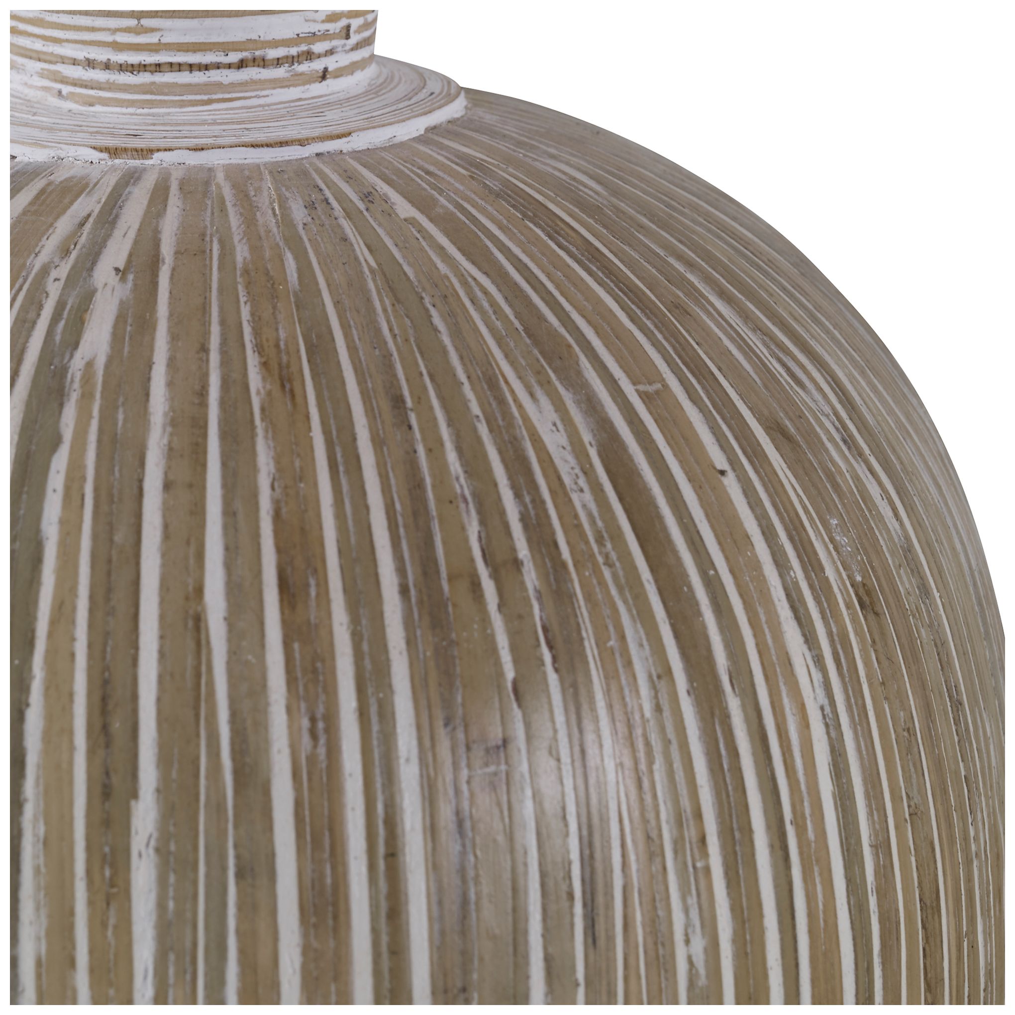Image 4 Uttermost Islander Whitewashed Decorative Vases Set of 2 more views