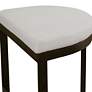 5_Uttermost Ivanna 26" Off-White Linen Counter Stool more views