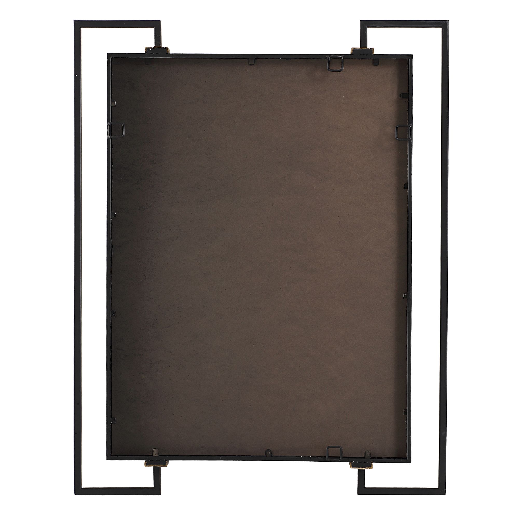 Image 7 Uttermost Ivey Black 32 1/2" x 42" Rectangular Wall Mirror more views