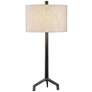 Uttermost Ivor 33 3/4" Rustic Industrial Raw Steel Tripod Table Lamp
