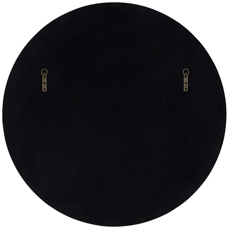 Image 6 Uttermost Iyengar 35" Geometric Antique Gold Round Wall Mirror more views