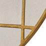 6_Uttermost Iyengar Antique Gold Leaf 45" Round Wall Mirror more views