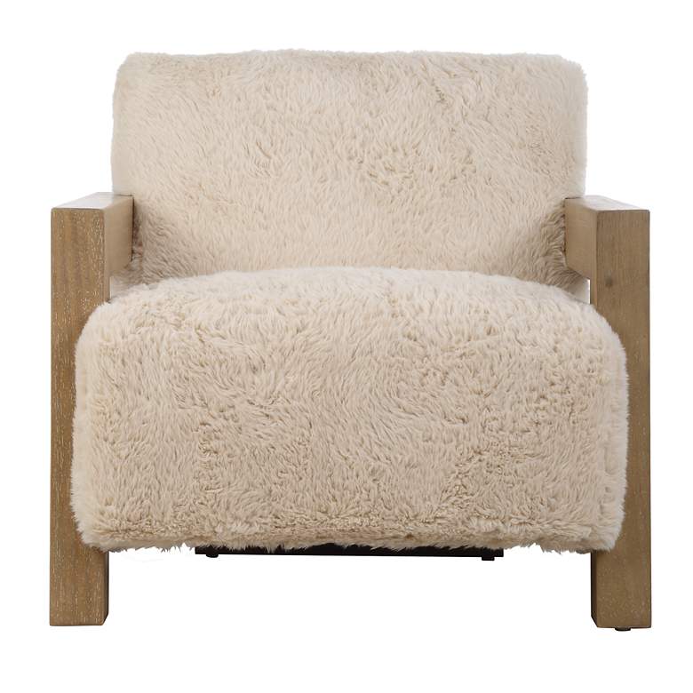 Image 2 Uttermost Jackson Ceruse Fabric Accent Chair