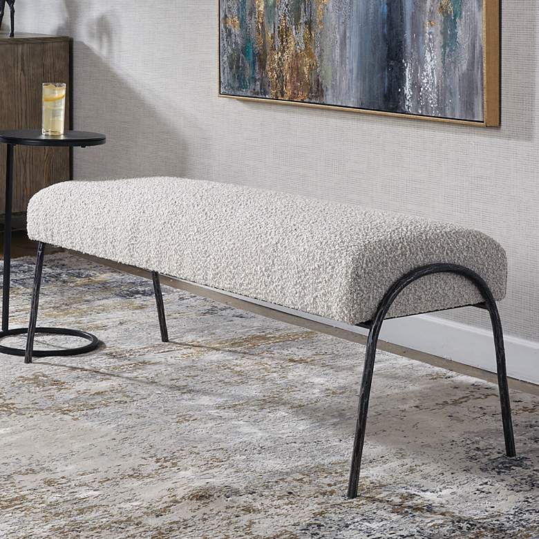 Image 1 Uttermost Jacobsen 20" H x 55.5" L Bench