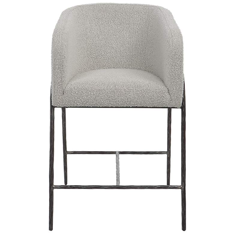 Image 2 Uttermost Jacobsen Gray 27" Counter Stool
