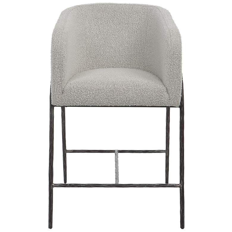 Image 1 Uttermost Jacobsen Gray 27 inch Counter Stool