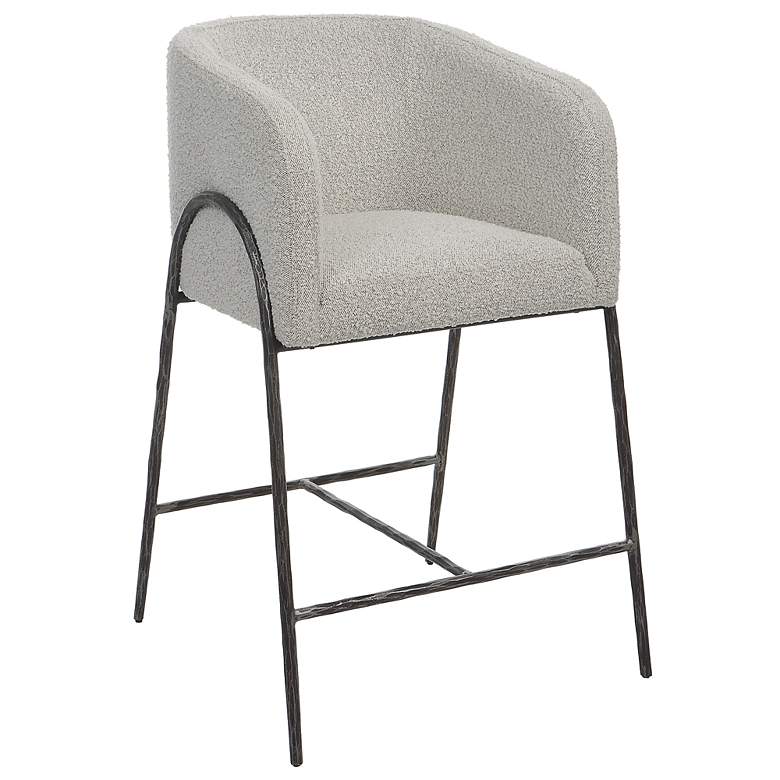Image 4 Uttermost Jacobsen Gray 27" Counter Stool more views