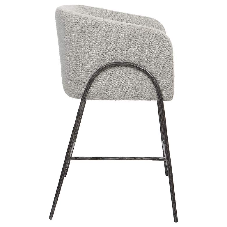 Image 5 Uttermost Jacobsen Gray 27" Counter Stool more views