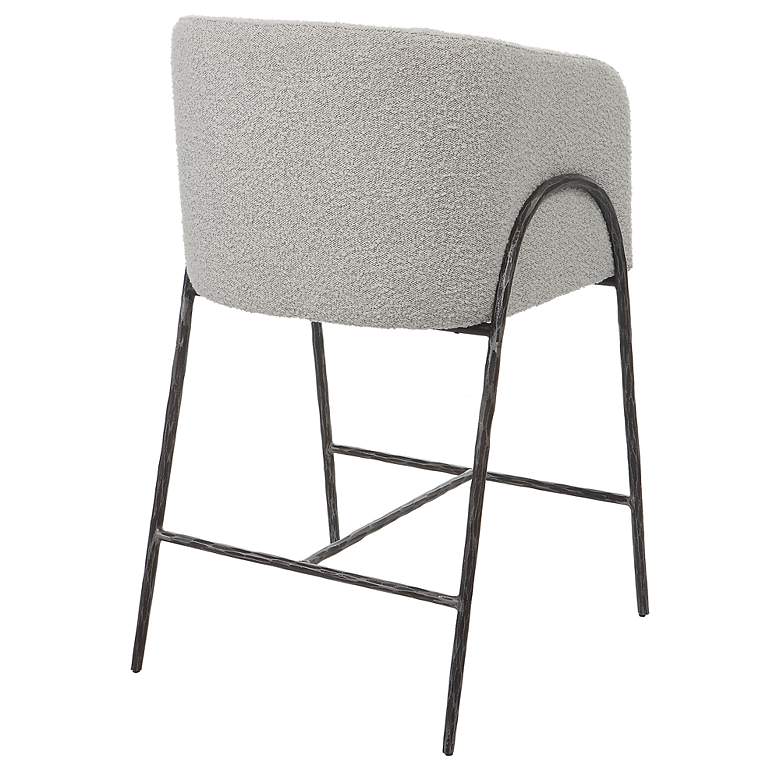 Image 6 Uttermost Jacobsen Gray 27" Counter Stool more views