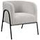 Uttermost Jacobsen Ivory and Warm Gray Accent Chair