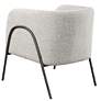 Uttermost Jacobsen Ivory and Warm Gray Accent Chair in scene