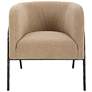 2_Uttermost Jacobsen Latte Shearling Barrel Accent Chair