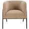 Uttermost Jacobsen Latte Shearling Barrel Accent Chair