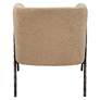 4_Uttermost Jacobsen Latte Shearling Barrel Accent Chair more views