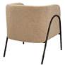 5_Uttermost Jacobsen Latte Shearling Barrel Accent Chair more views