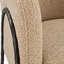 6_Uttermost Jacobsen Latte Shearling Barrel Accent Chair more views