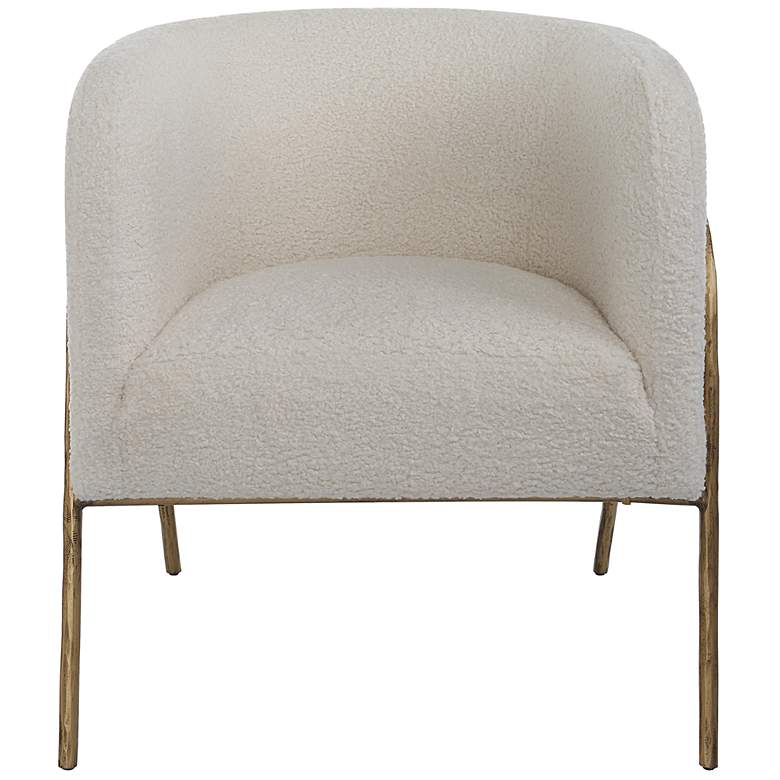 Image 1 Uttermost Jacobsen Natural Shearling Accent Chair