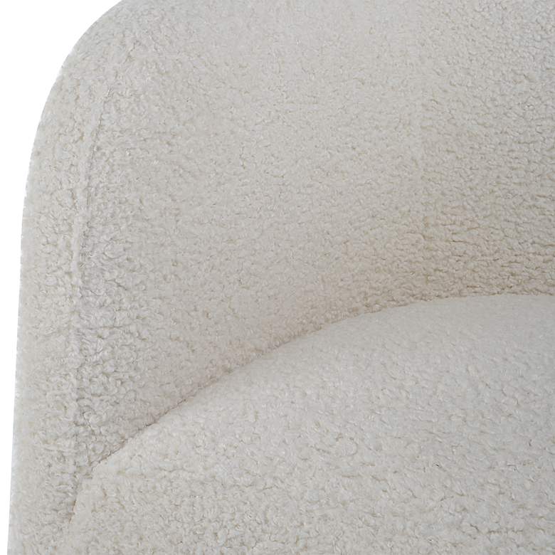 Image 7 Uttermost Jacobsen Natural Shearling Accent Chair more views