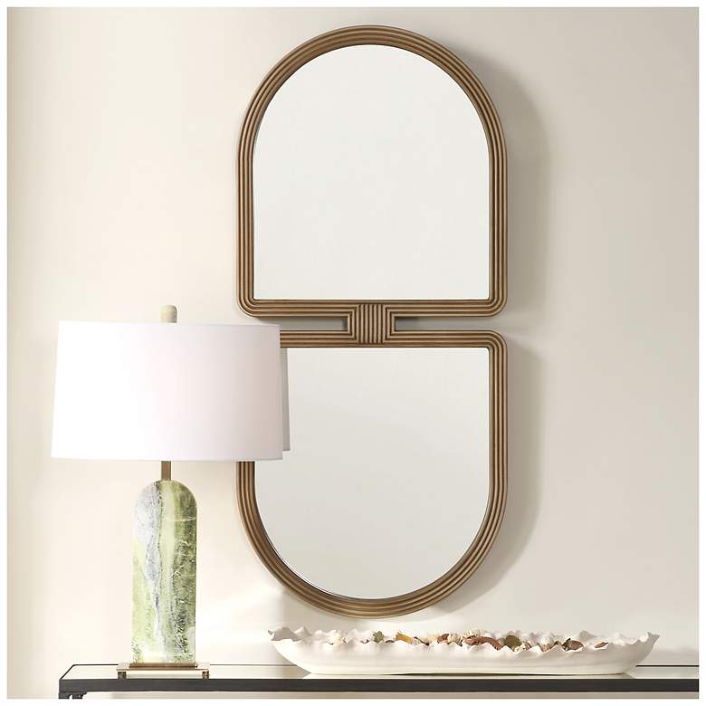 Image 1 Uttermost Jacques Gold 22" x 47 1/2" Wall Mirror