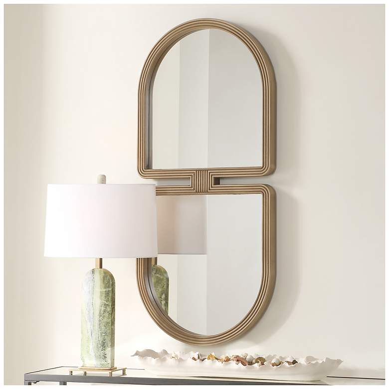 Image 3 Uttermost Jacques Gold 22" x 47 1/2" Wall Mirror more views