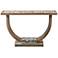 Uttermost Jadrian Natural Stone and Oatmeal Console Table
