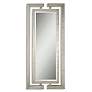 3_Uttermost Jamal 76" x 34" Silver Lead Finish Large Wall Mirror