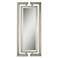 Uttermost Jamal 76" x 34" Silver Lead Finish Large Wall Mirror