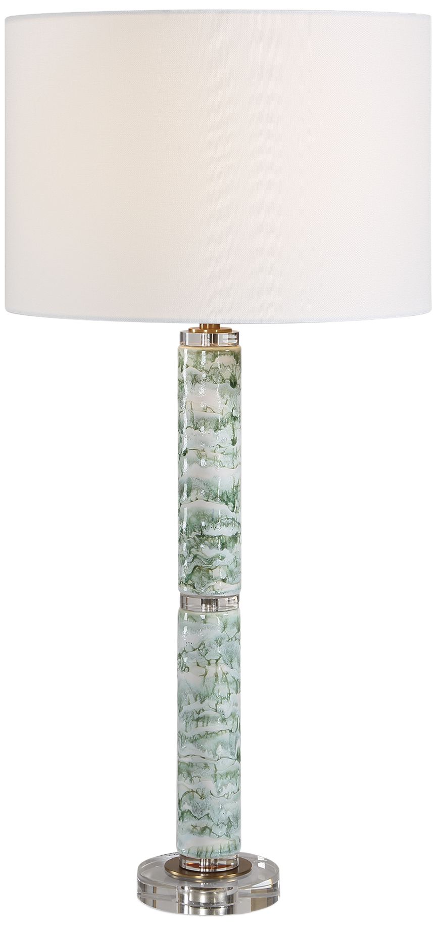 Uttermost Jameis 31" Blue Green Ceramic Table Lamp