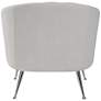 Uttermost Janie 31" Wide Light Gray Fabric Modern Accent Chair