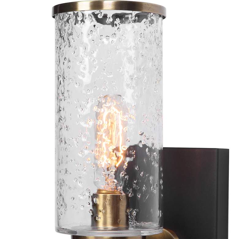 Image 5 Uttermost Jarsdel 20" High Black Wall Sconce more views