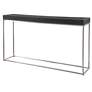 3_Uttermost Jase 54" Wide Brushed Nickel Console Table more views