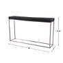 6_Uttermost Jase 54" Wide Brushed Nickel Console Table more views
