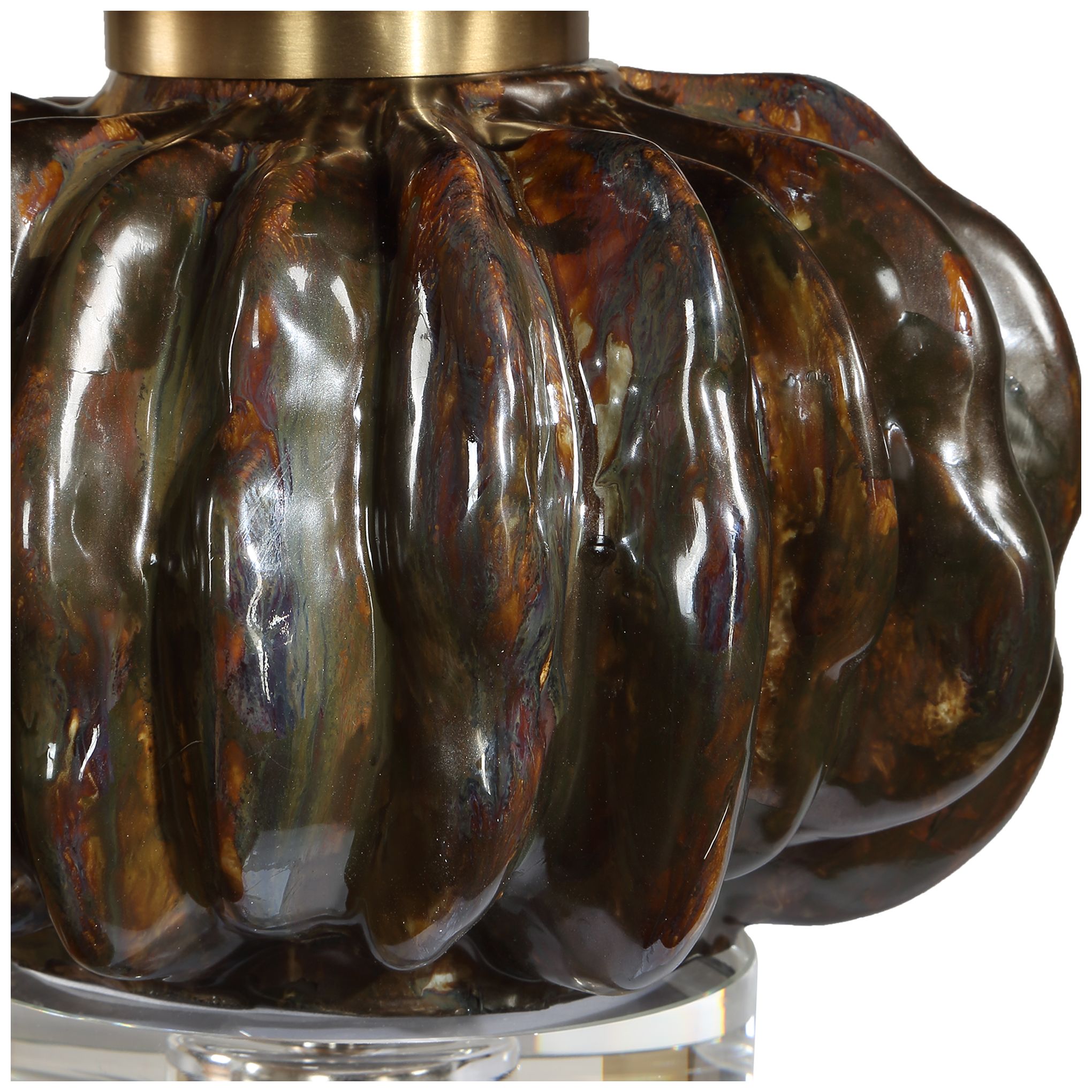 Image 5 Uttermost Jaudon 24 1/2"  Stacked Ceramic Table Lamp more views