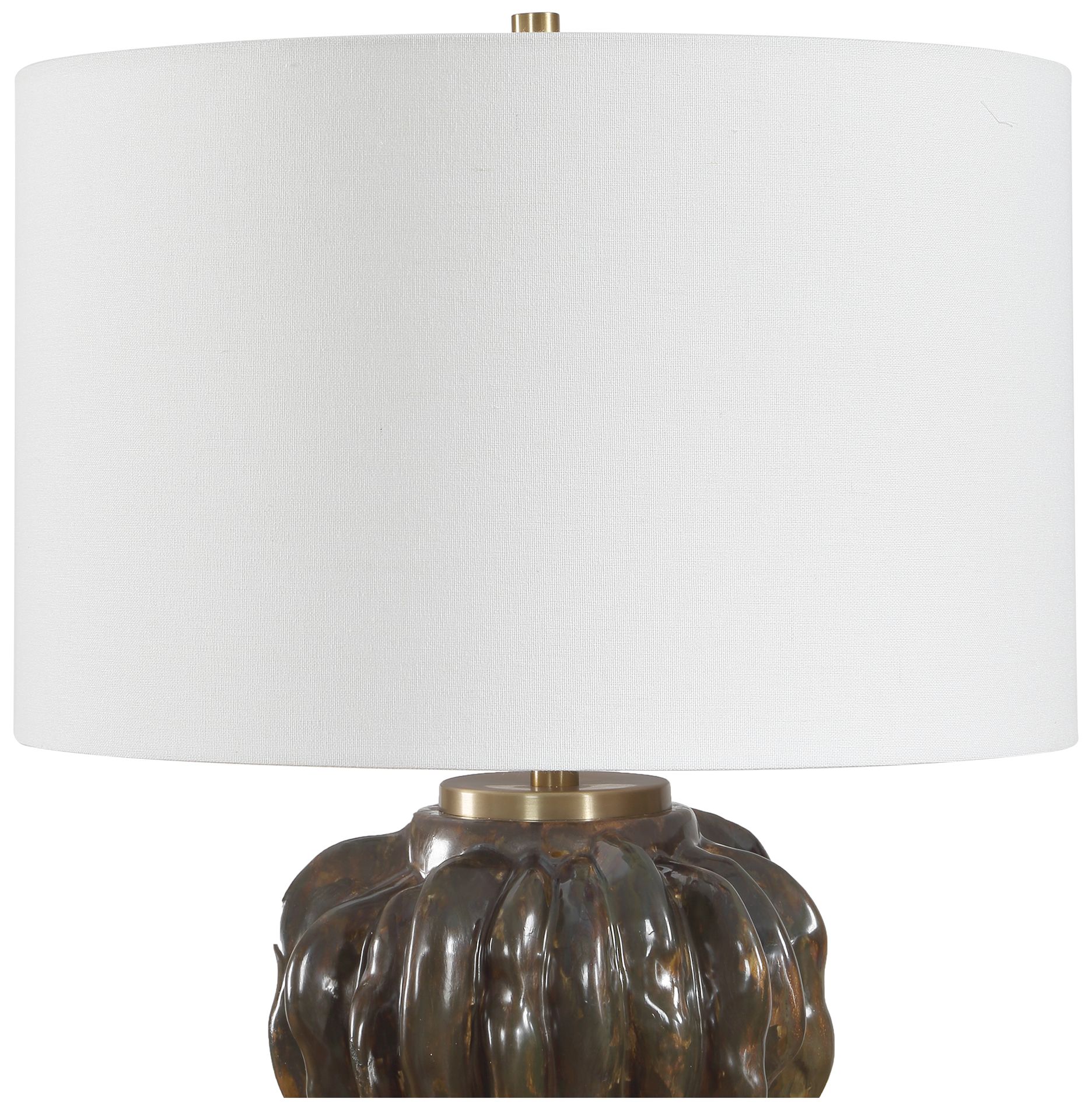 Image 6 Uttermost Jaudon 24 1/2"  Stacked Ceramic Table Lamp more views