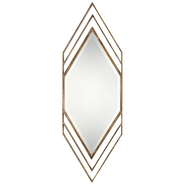 Image 1 Uttermost Javon Golden Bronze 20" x 60" Wall Mirror