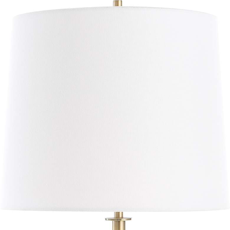 Image 5 Uttermost Jenson 35" High Black Marble Buffet Lamp more views