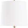 5_Uttermost Jenson Black Marble and Brass Buffet Table Lamp more views