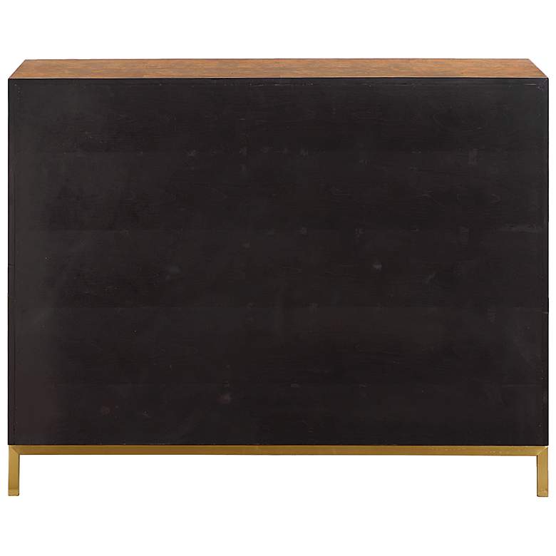 Image 4 Uttermost Jethro 40" Wide Burl 2 Door Cabinet more views