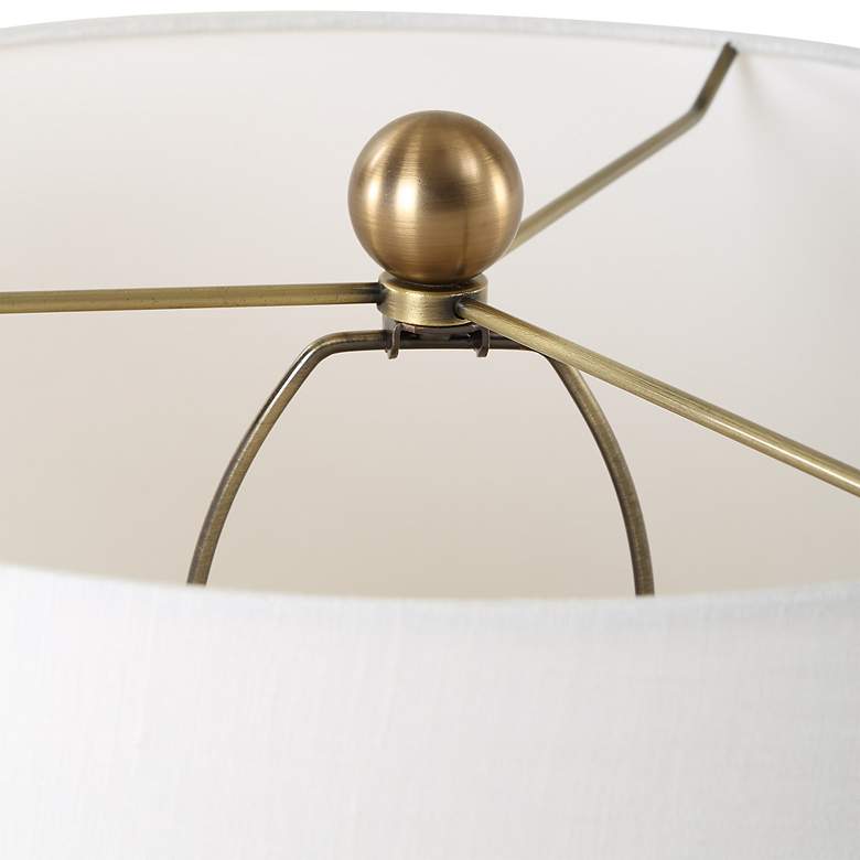 Image 6 Uttermost Jett 35" High Contemporary Matte Black Ceramic Table Lamp more views