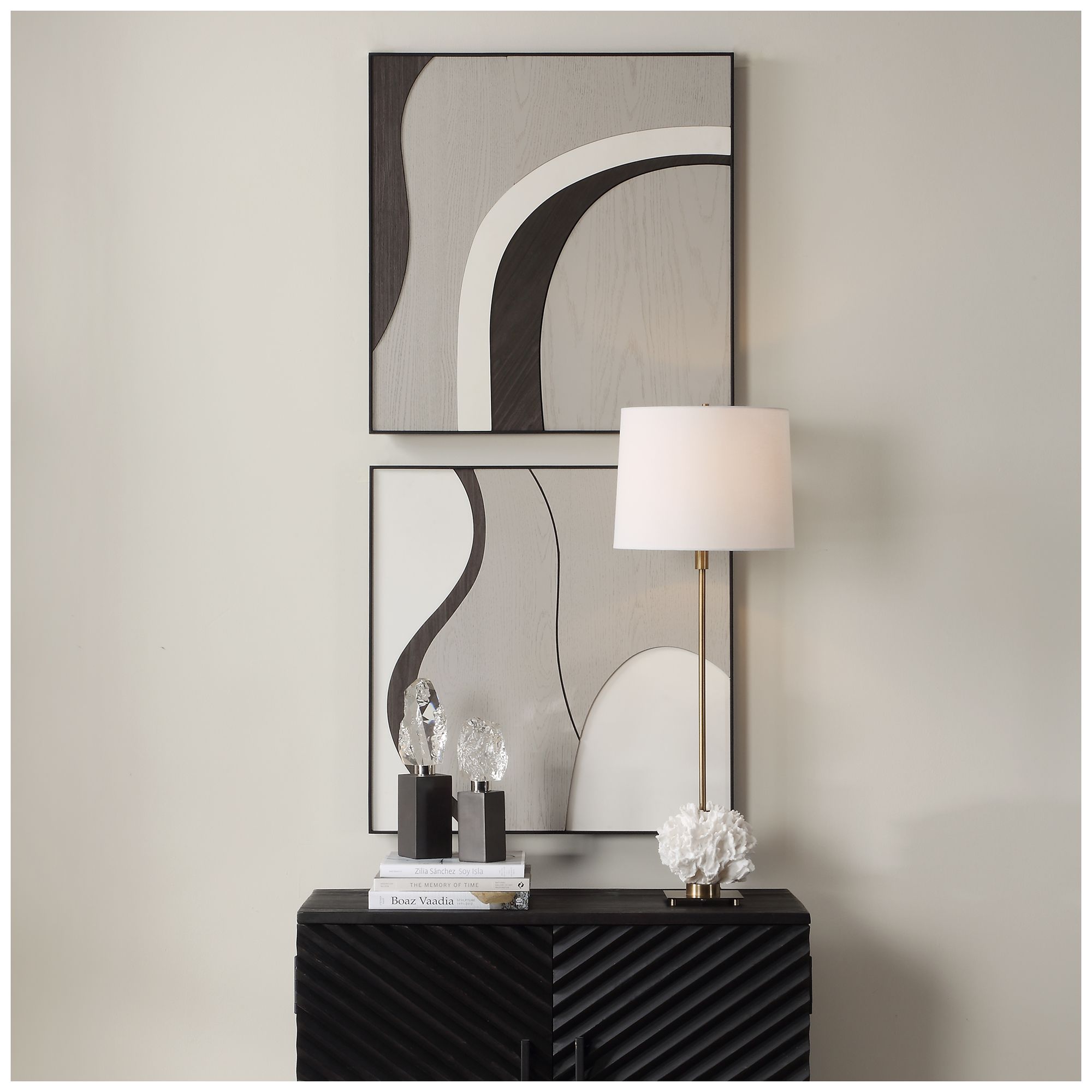 Image 2 Uttermost Joel 2-Piece Wood Wall Decor more views